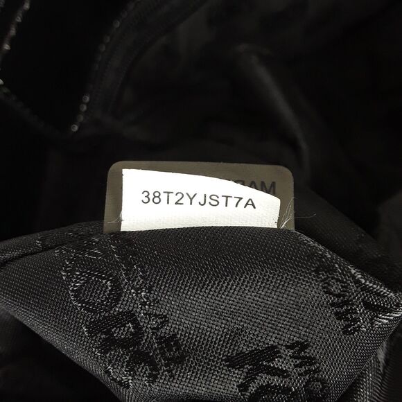 MICHAEL KORS Patent Leather + Chain Tote Bag, Shoulder Purse Handbag,shiny black - Picture 16 of 16